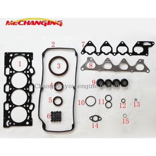 FOR MITSUBISHI LANCER VI 1.8 4G93 CARISMA 1.6 4G92 METAL Engine Rebuilding Kits Full Set Engine Parts Engine Gasket MD974016