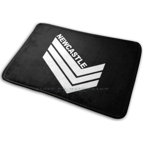 Newcastle 80s Retro Mat Rug Carpet Anti-Slip Bedroom Entrance Door Mat Newcastle Newacastle United Newcastle Football Nufc Utd
