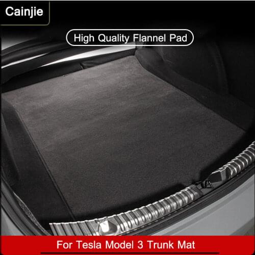 2021 New Car Trunk Mat Dustproof Odorless Cargo Trunk Mat Dustproof Storage Mat for Tesla Model 3 2017-2021
