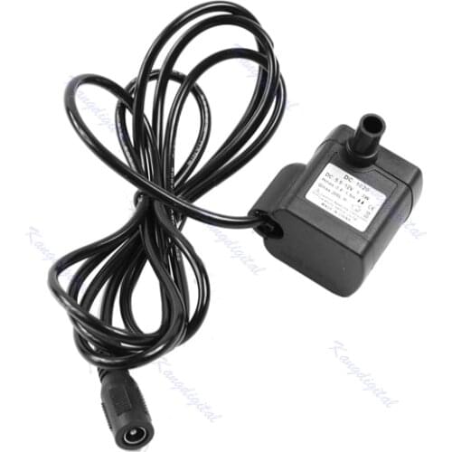 P15D New DC 3W 5.5V- 12V Submersible Water Pump Aquarium Fish Tank Fountain Pond Pump
