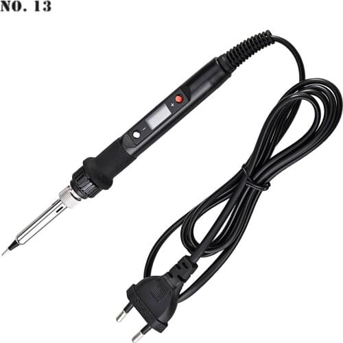 80W LCD Thermostat Electric Soldering Iron Digital Electric Soldering Iron Kit 220V Welding Tool Ceramic Heater Soldering Rework