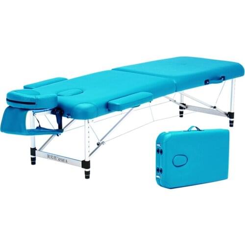 Folding massage bed, beauty bed, massage, physical therapy, acupuncture bed, fire therapy, household portable embroidery