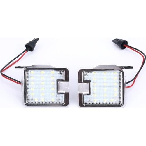 Super Bright LED Under Mirror Puddle Light Welcome Lamp For Ford Focus MK3 MK2 Mondeo MKIV MKV Kuga C-Max Escape S-Max Canbus