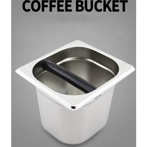 Stainless Steel Coffee Tamper Knock Box Barista Coffee Slag Manual Coffee Grinder Espresso Coffee Accessories For Barista