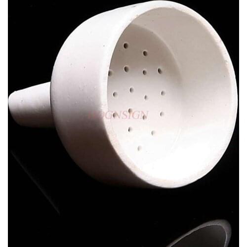 Funnel 80mm porcelain funnel filter funnel chemical experiment equipment