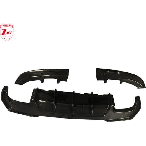 Z-ART 4er carbon fiber rear diffuser for G22 carbon fiber rear lip for all new 4 coupe carbon fiber rear low spoiler +rear flap