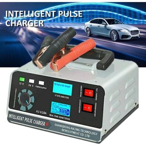 New Arrivals 400W 40A 12V/24V Intelligent Pulse Portable Multifunction Car Battery Pulse Automatic Smart Charger