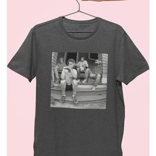 Golden Girls Funny MemeTee Hanging Out Old School Black And White Squad Shirt