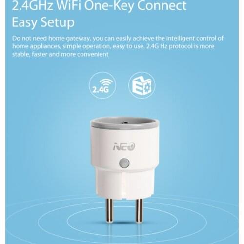 1PC Smart Socket EU Standard Plug WiFi Power Plug Smart Remote Control Auto-set Scen Timing Function Suitable For iOS Android