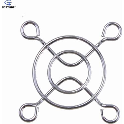 Gdstime 2pcs 4cm Iron Net 40mm 1.57 inch Computer PC Case Fan Grill Protector Metal Finger Guard Cover
