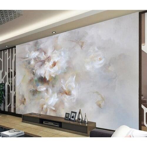 3d customized wallpaper Abstract lotus flower decoration background wall wall mural photo wallpaper Home Decoration