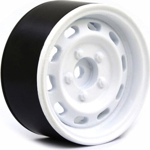 4pcs/set 1.9 Inch Metal Wheel Rim Replacement Classic Beadlock Tire Wheel Rim for 1/10 TRX4 SCX10 RC Crawler Car