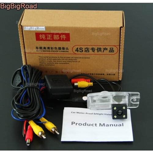 BigBigRoad Car Rear View Reverse parking Camera with power relay / filter For Nissan X-Trail X Trail XTrail 2014 2015 2016 2017