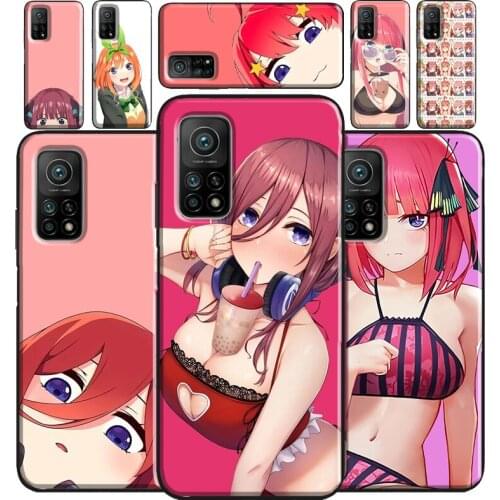 Itsuki Nino Yotsuba Nakano For Xiaomi Mi 11 Lite Case Cover 10T Pro 11 Ultra Bumper Cover For POCO F3 M3 X3 Pro Case