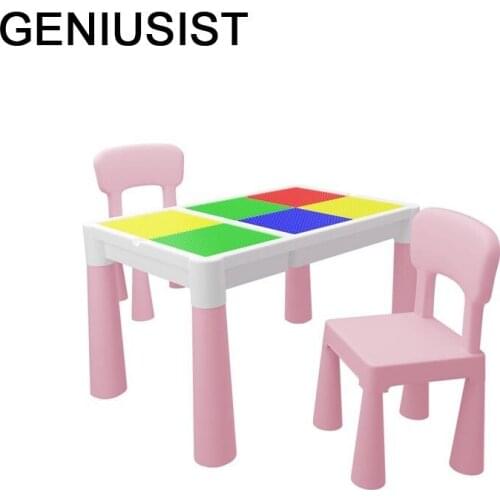 Estudo Kindertisch Per Toddler Tavolo Bambini Chair and Escritorio Y Silla Game Study for Mesa Infantil Enfant Kinder Kids Table