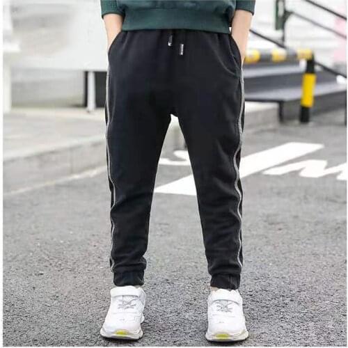 KAQUKAQI Gray Trousers For Boys
