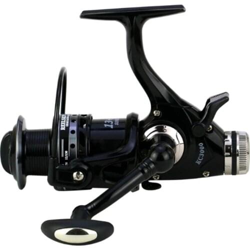 Full Metal Wire Cup Fishing Reel Carp Reel Fishing Reel Double Brake 5.2:1 High-speed Rotating Carp Reel Fishing Tool