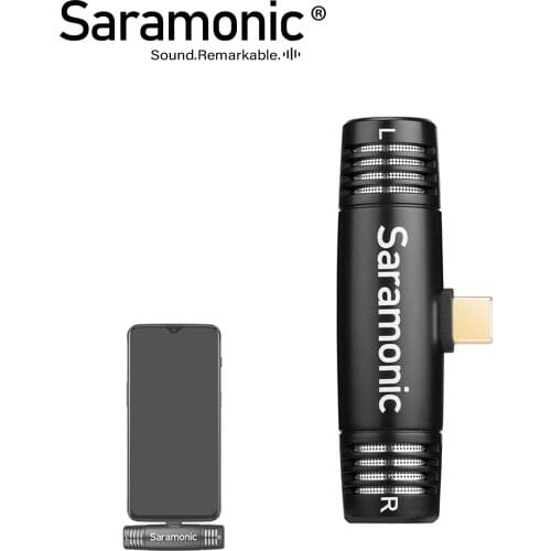Saramonic SPMIC510 UC Compact Stereo Plug-and-play Microphone for Android Devices with USB Type-C Connector
