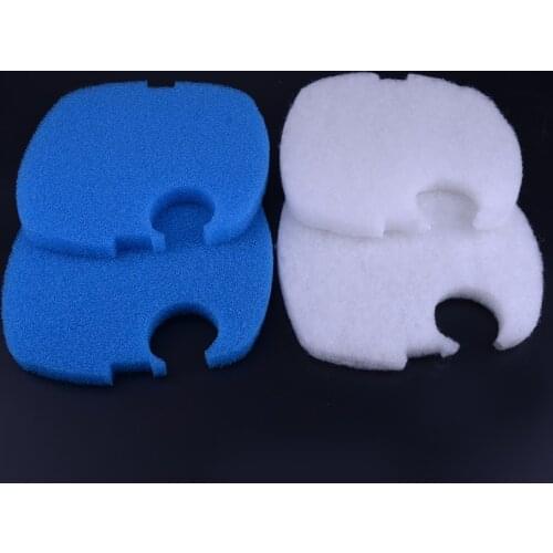 LETAOSK 4Pcs/Set Blue & White Aquarium Filter Pad Foam Sponge Replacement For SUNSUN GRECH Canister 304AB/404AB/704AB Pattern