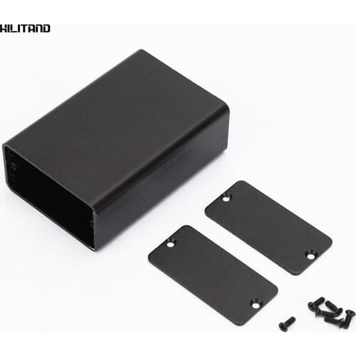 Frosted Black Aluminum Printed Circuit Board Instrument Box Enclosure Electronic Project Case electric box