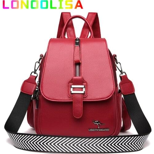 Fashion Designer Backpack High Quality Pu Leather Backpacks Large Capacity School Bag Multifunction Shoulder Bags for Women 2021