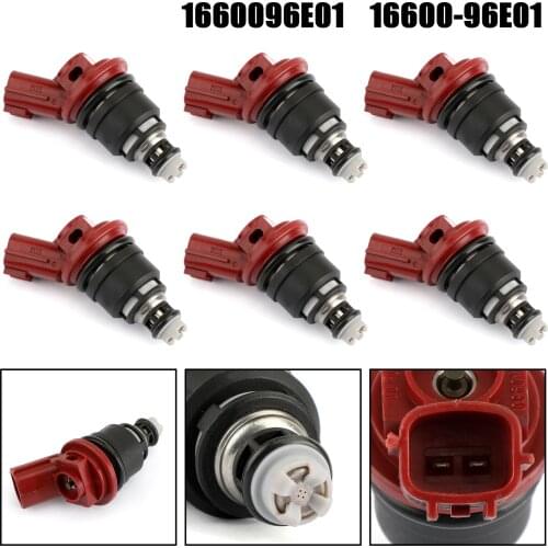 Artudatech Set of 6 Fuel Injectors For Infiniti I30 for Nissan Maxima 1660096E01 16600-96E01