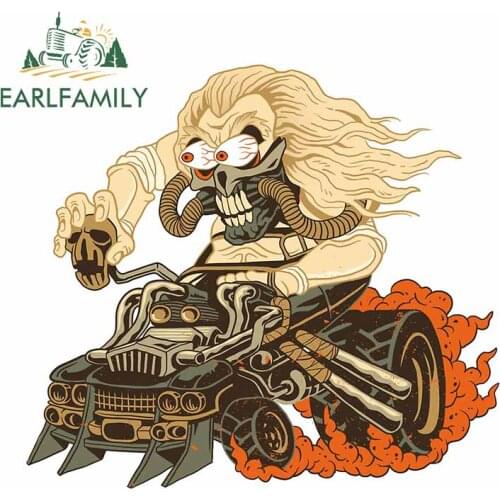 EARLFAMILY 13cm x 12cm for Fury Fink Immortan Joe Car Stickers and Decals Door Window Laptop Decoration Car Wrap Sticker