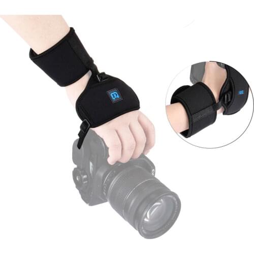 Neoprene Silicone Camera Wrist Strap Hand Grip for Nikon Canon Sony Olympus DSLR Camera Photography Studio Props Accessories