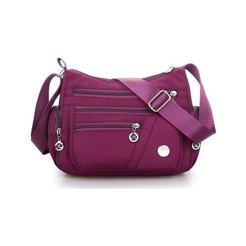 New Women Shopping Multiple pockets handbags!Hot Casual Small Lady Shoulder&Crossbody bags Top Versatile Colorful Oxford Carrier