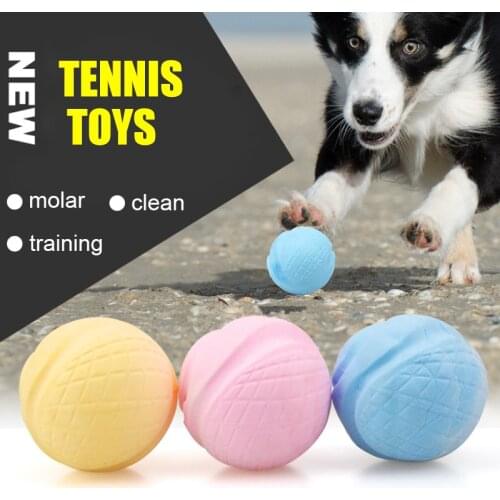 New Baseball TPR Material Cream Fragrance Pet Dog Toy Candy Color Green Clean Teeth Outdoor Sports Training Ball