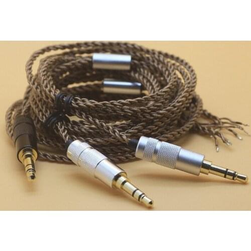 Single crystal copper headphone cable Silver-plated headphone cable headphone cable
