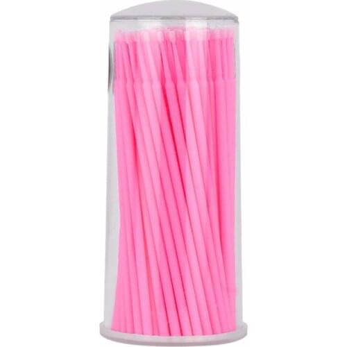 100 pcs Bottled Disposable Cotton Bud Eyelash Grafting Mascara Gel Paste Cleaning Stick Cleaning Cotton Swab Cheap