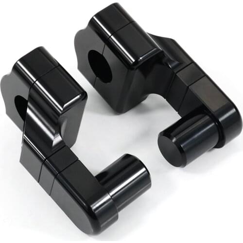 Fit For Suzuki Yamaha Kawasaki BMW Honda KTM Triumph 22mm 7/8" Universal Motorcycle CNC Aluminum Rotating Handlebar Risers