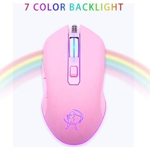 Wired Luminous Mouse With Four-way Scroll Wheel And 6-button Optical Mouse DPI1600 For Desktop Computers And Laptops