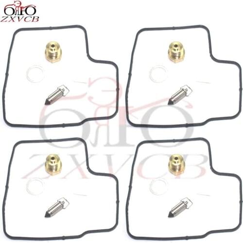 4set for GL1200 Goldwing 1200 1984-1985 GL 1200 A Motorcycle carburetor repair kit floating needle seat parts