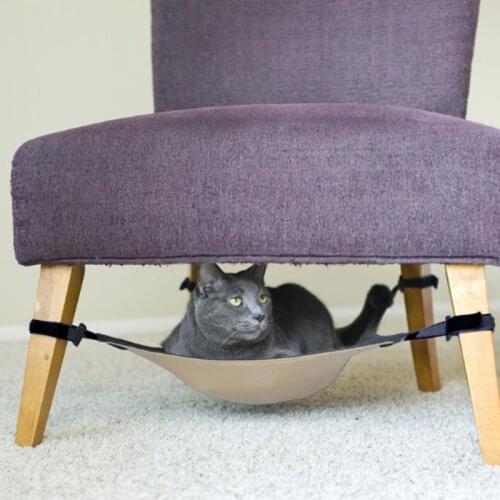 Foldable convenient for storage Cat Beds Furniture Pet Hammock Under Chair Kitten Hanging Bed Table Leg Bed TS2