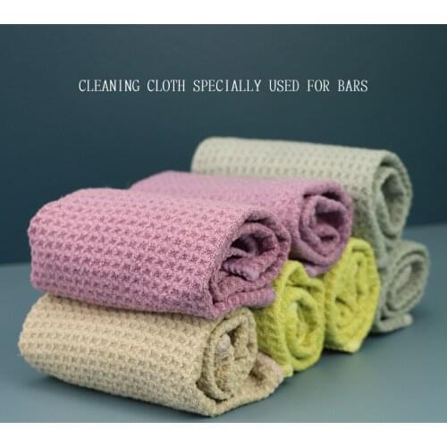 Kitchen Anti-grease wiping rags efficient Super Absorbent Microfiber Cleaning Cloth home washing dish kitchen Cleaning towel