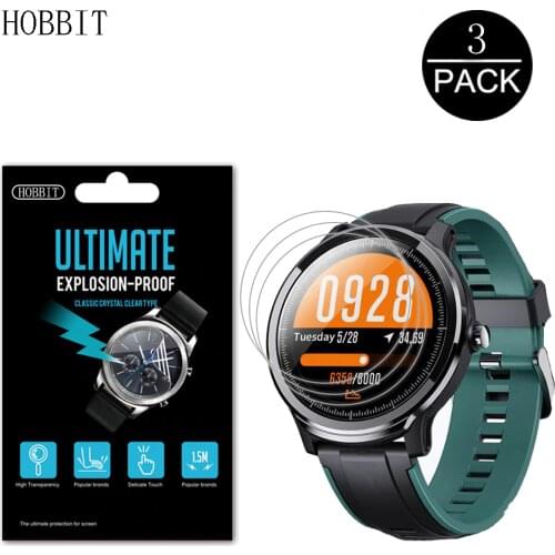 3Pcs Nano Explosion-proof Full Screen Protector Film For KOSPET Probe SN80 GPS Smart Watch Anti-Scratch HD Clear Film not Glass