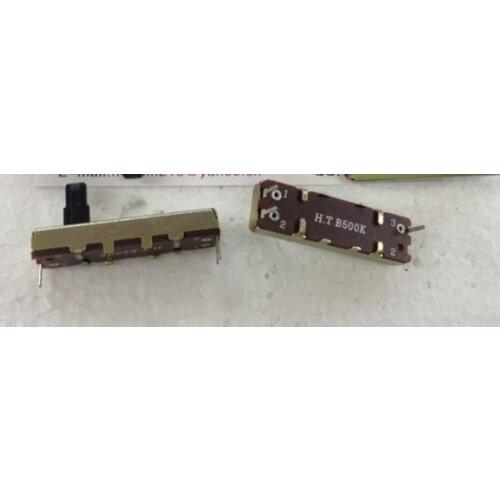 1pcs/lot HT 3.5 cm straight single-pole potentiometer B500K handle length 10MM