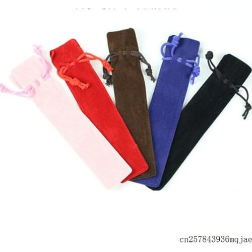 1000pcs Pen Velvet Bag for Crystal Touch Pen Ballpoint Pen Pouch Gift Bags 17cm