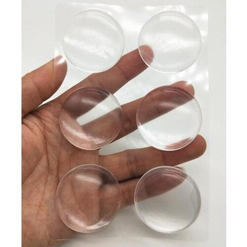 6pcs Wall protector, Door handle, bumper, Protective plug, non-slip stickers, self-adhesive Round bumper, Door stop, Muffler