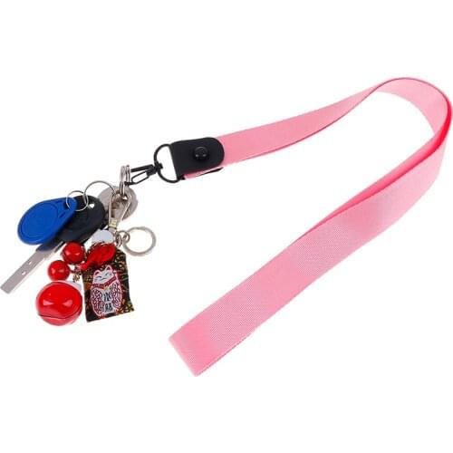 Keychain Tag Strap Neck straps Lanyards for keys ID Card Pass Gym Mobile Phone USB badge holder DIY Hang Rope Sling