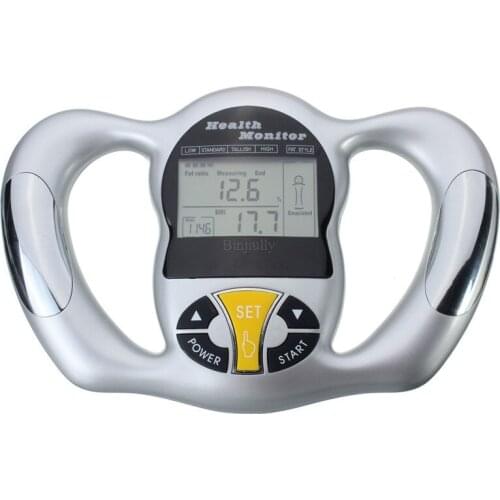 Monitor Digital LCD Fat Analyzer BMI Meter Weight Loss Tester Calorie Calculator Measurement Health Care Tools K0259
