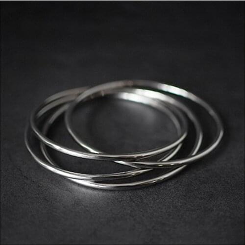 Deluxe 4.5" Linking Rings Magic Tricks Stage Close Up Magie Appearing Magica Mentalism Illusions Gimmick Props trucos de magia