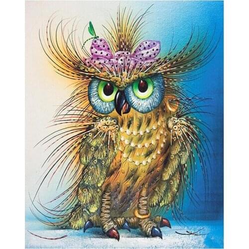 Home Decoration Owl painting art print poster mural family bedroom wall decoration No Frame