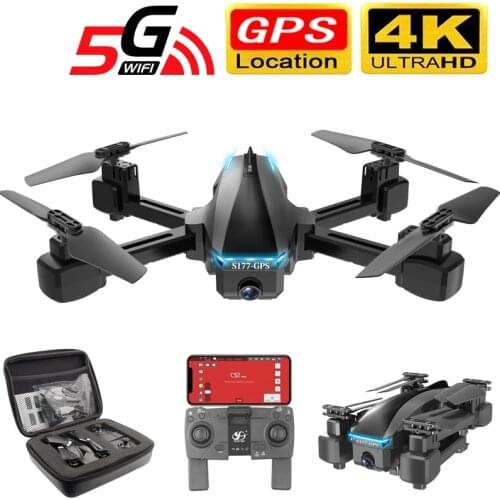 2020 NEW RC S177 Drone with HD Aerial Video Camera 4K RC Drones 2.4G/5G RC Helicopter FPV Quadrocopter Drone Foldable toy PK E58