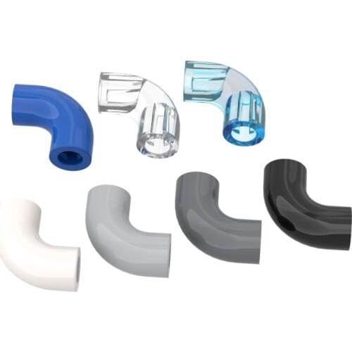 10PCS Assembles Particles 25214 1x190 Elbow Connector Bricks Building Blocks DIY Education Assembly Parts Toys For Children Gift