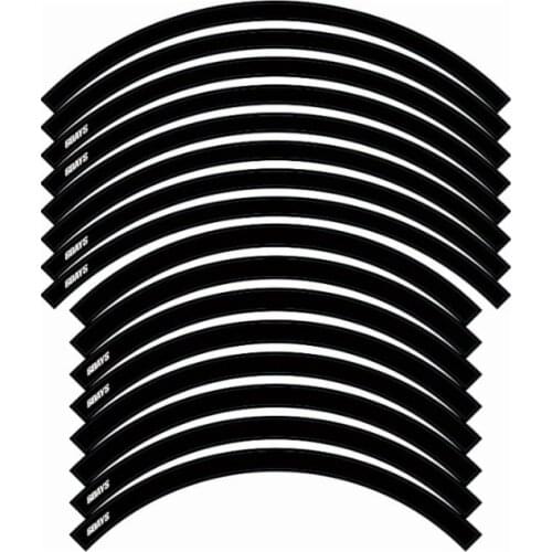 KUNGFU GRAPHICS Motocross Wheel Rim Stickers 21'' x 18'' Self-Adhesive Vinyl Decals for Dirt Bike Enduro Off-Road