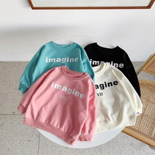 Letter Spring Autumn Boys Sweatshirts Jacket Coat Kids Outwear Teenager Tops Children Clothes Cotton High Quality