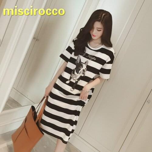 2018 Summer XXXL Maternity Nursing Dress Big Size Lactation T-shirt Stripe Puppy Pregnant Woman Cotton Comfortably Breathable